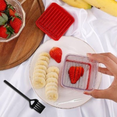 Coupe légumes papa tranche fraise slicecup