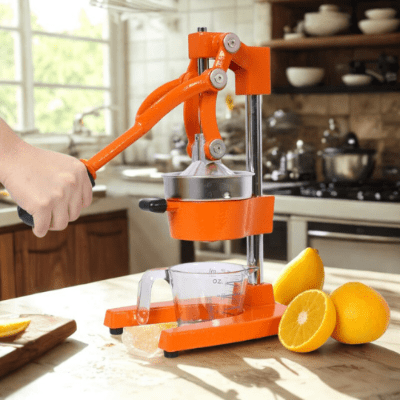 Prepare jus oranges frais en quelques secondes