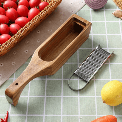 Rape a fromage woodengrate pour zester
