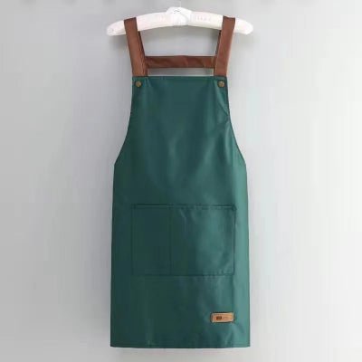 Tablier de cuisine vert