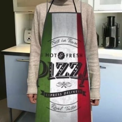 Tablier de cuisine lavable en machine, résistant aux plis et au rétrécissement