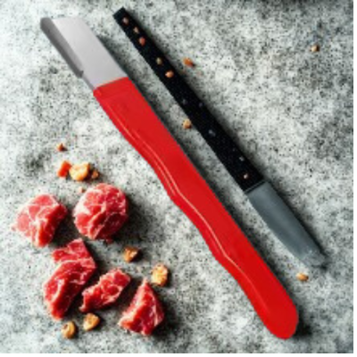 Aiguise couteau prostick orange avec viande