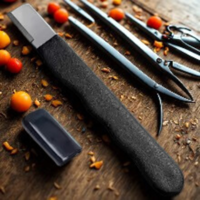 Aiguiseur couteau prostick noir avec legumes