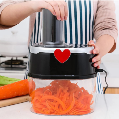 Coupe légumes électrique plugnchop carottes