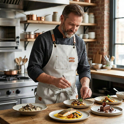 Papa-prepare-souper-avec-tablier-de-cuisine