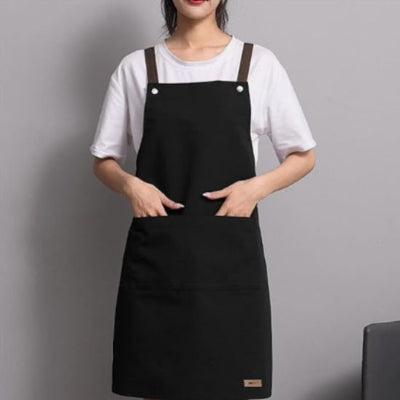 Tablier de cuisine noir