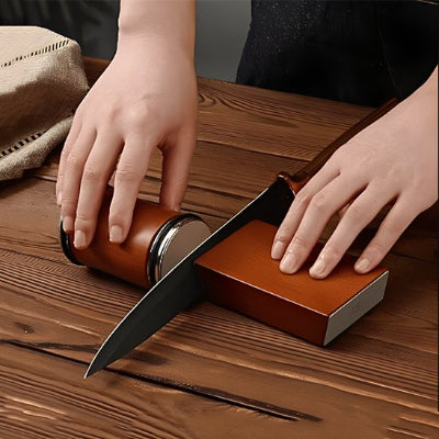 Aiguiseur couteau offre une surface d’aiguisage en diamant