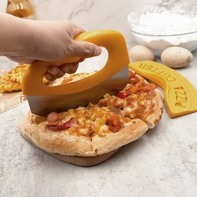 Couteau à pizza pour couper pointe de pizza sans effort