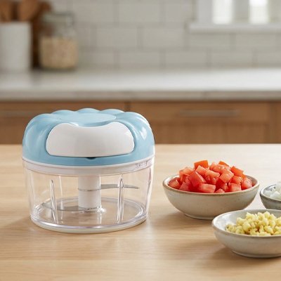 Mini hachoir manuel robuste et durable, garantissant une utilisation à long terme