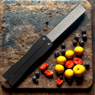 pierre a aiguiser sharpfold noire lisse