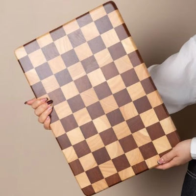 Planche à découper bois deux essences de bois